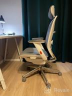 картинка 1 прикреплена к отзыву 🪑 Yuemi YMI Ergonomic Computer Chair for Office Use - Textile Upholstery in Black Color от Agata Zarzycka ᠌