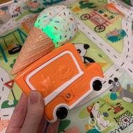 img 2 attached to 🏢 Fisher-Price Activity City Gym: Jumbo Playmat with Music, Lights, Vehicle Toys, and Extra-Large Play Space for Infants and Toddlers review by Agata Bachanek ᠌
