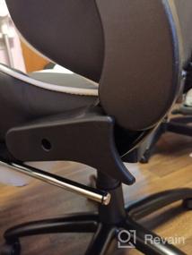 img 13 attached to 🖥️ Everprof Lotus S1 Gaming Computer Chair: Black/White Imitation Leather Upholstery