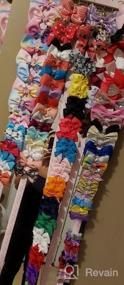 img 8 attached to QtGirl Baby Girls Hair Bow Holders 9 Pcs 3-Feet Long Bow Hanger Hair Clip Storage Organizer