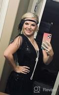 img 1 attached to 💃 Vintage Art Deco Dress - BABEYOND Roaring 20s Sequins Beaded Dress with Long Fringes, Great Gatsby Flapper Dress review by Chantel Dickinson