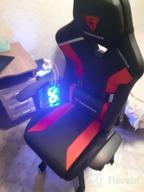 img 1 attached to Computer chair ThunderX3 TC3 gaming chair, upholstery: imitation leather, color: Ember Red review by Wiktor Sabak ᠌