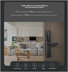 img 4 attached to Smart Door Lock Aqara A100 Pro Smart Door Lock (CN) (ZNMS02ES)