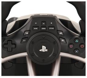 img 4 attached to Hori Racing Wheel Apex for PS3/PS4 (PS4-052E), black
