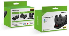 img 1 attached to Charging station Xbox One Dobe Charging Dock 2 pcs battery 800 mAh