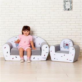 img 2 attached to Armchair PAREMO for children PCR317, 54 x 38 cm, upholstery: textile, color: Mimimi Baby V