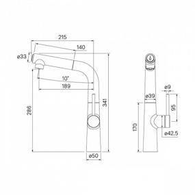 img 4 attached to Kitchen faucet (sink) IDDIS Pure PURSBFBi05 chrome/black