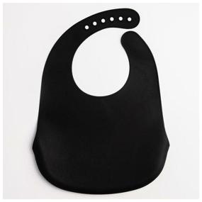 img 3 attached to Happy Baby Bib Expert Silicone baby, black