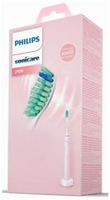img 2 attached to Philips Sonicare 2100 Series HX3651 Sound Toothbrush, pink