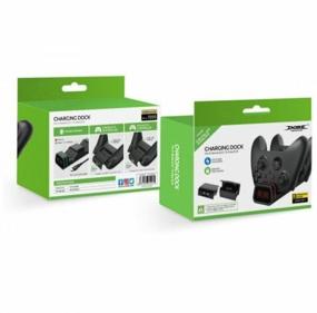 img 1 attached to Dobe Charging Dock for 2x Xbox One Controllers (TYX-19006X) black