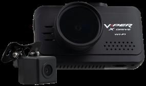 img 4 attached to 📹 DVR VIPER X-Drive Wi-Fi Duo with Interior Camera, 2 Cameras, GLONASS, in Black