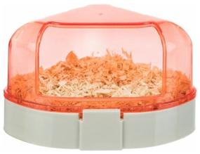 img 4 attached to Corner hamster toilet with lid, Trixie (pet supplies, assorted colors, 6256)