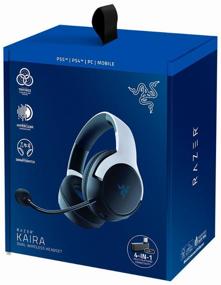 img 4 attached to Razer Kaira for PlayStation Wireless Computer Headset, White/Black