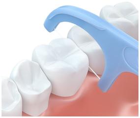 img 2 attached to 🦷 Зубной нитью Soocas (1 упаковка) 50 шт (D1-CN1): Эффективный зубной флоссер для оптимальной гигиены полости рта.