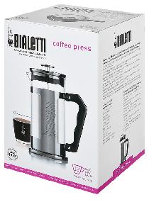 img 2 attached to French press Bialetti Signature (1.5 l) silver/black 1.5 l