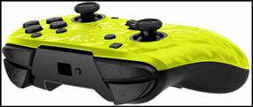 img 4 attached to Gamepad pdp Faceoff Wireless Deluxe Controller, yellow camouflage
