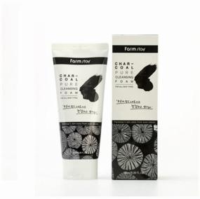 img 3 attached to Farmstay пенка Charcoal Pure Cleansing Foam, 180 мл