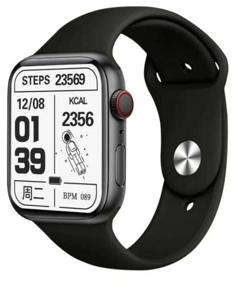img 3 attached to ⌚ HW56 Plus Smart Watch: 44mm Fitness Bracelet with Wireless Charging, Active Side Wheel and Button