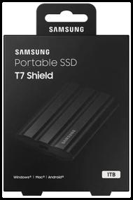 img 4 attached to 1 ТБ Внешний SSD Samsung T7 Shield, USB 3.2 Gen 2 Type-C, black