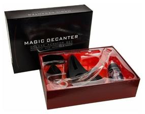 img 2 attached to Wine aerator Magic Decanter Delux Aerator Set, black