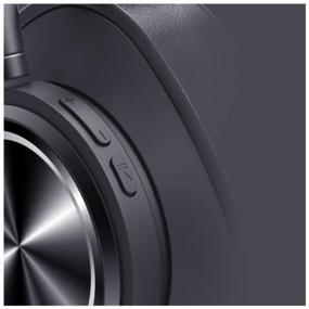 img 4 attached to Premium Sound Experience: Bluedio T7 Plus Wireless Headphones in Sleek Black Design