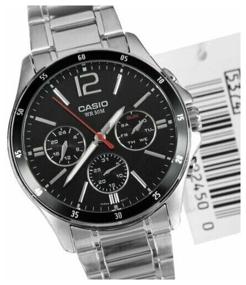 img 3 attached to Wrist Watch CASIO MTP-1374D-1A Quartz, waterproof, arrow light
