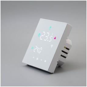 img 2 attached to Wi-Fi Underfloor Heating Thermostat / BixtonHeat TGW Wi-Fi White Touch Programmable Temperature Controller / Thermostat