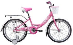 img 1 attached to Novatrack Girlish Line 20 (2019) Kids Bike Pink 12" (requires final assembly)