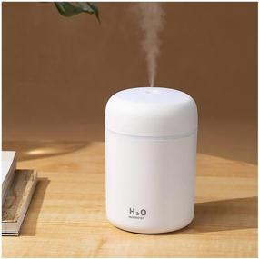 img 3 attached to Home Air Humidifier H2O/ Portable Air Humidifier/ LED Air Humidifier/ VIRG white