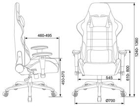 img 1 attached to 🎮 Enhance Your Gaming Experience with the GT-305F Black Computer Gaming Chair