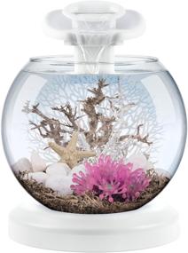 img 4 attached to Aquarium set 6.8 l (lighting, lid, filter) Tetra Cascade Globe Duo Waterfall white
