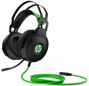 img 4 attached to 🎮 HP Pavilion Gaming Headset 600: Sleek Black/Green Design for Immersive Gaming Experience