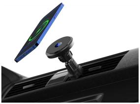 img 1 attached to Magnetic holder with wireless charging Bixton MagHolder black