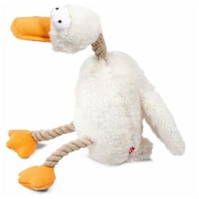 img 4 attached to Toy for dogs GiGwi Dog Toys Duck (75037), beige