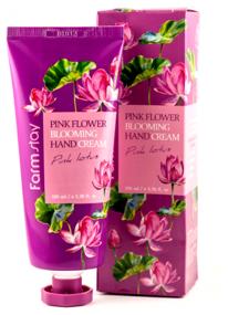 img 3 attached to Farmstay Pink flower blooming Pink lotus hand cream, 100 ml