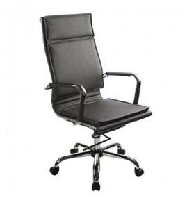 img 4 attached to 🪑 Executive Bureaucrat Computer Chair CH-993: Imitation Leather Upholstery (Black)