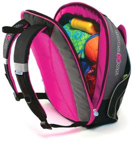 img 4 attached to 🎒 Trunki BoostApak Booster Group 3 (22-36 kg) - Stylish Black/Pink Design