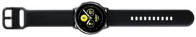 img 1 attached to 🖤 Black Satin Samsung Galaxy Watch Active with Wi-Fi and NFC - Smartwatch