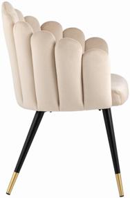 img 3 attached to Armchair Camellia, velor beige