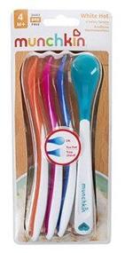 img 1 attached to Munchkin White Hot Infant Spoon Set Multicolored