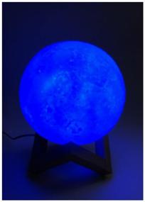 img 3 attached to Air humidifier, lamp-night-lamp with 3 modes of light Moon Lamp Humidifier 15cm, with built-in battery and touch control.