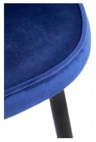 img 2 attached to Chair Woodville Dodo, metal/textile, color: dark blue