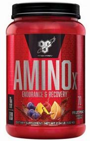 img 1 attached to Amino-X BSN Amino Acid Complex - Fruit Punch Flavor | 1020g