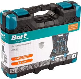 img 4 attached to Tool set Bort BTK-82, 82 pcs., black