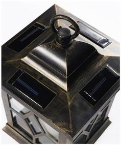 img 3 attached to Uniel Garden lamp USL-S-180/PT220 Bronze lantern, armature color: bronze, shade color colorless