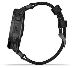 img 4 attached to Garmin Tactix Delta Solar Smart Watch with Nylon DLC Wi-Fi Strap NFC, black