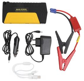 img 4 attached to Jump Starter 16800 mAh Portable Car Charger with Gadget Charging Adapters