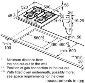 img 4 attached to Gas hob Bosch PPP6A6B90, black