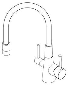 img 4 attached to Kitchen faucet (sinks) Lemark Comfort LM3075C white/chrome