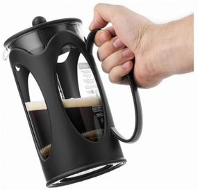 img 4 attached to French press Bodum Kenya 10685 (1 l) black 21 cm 1 l